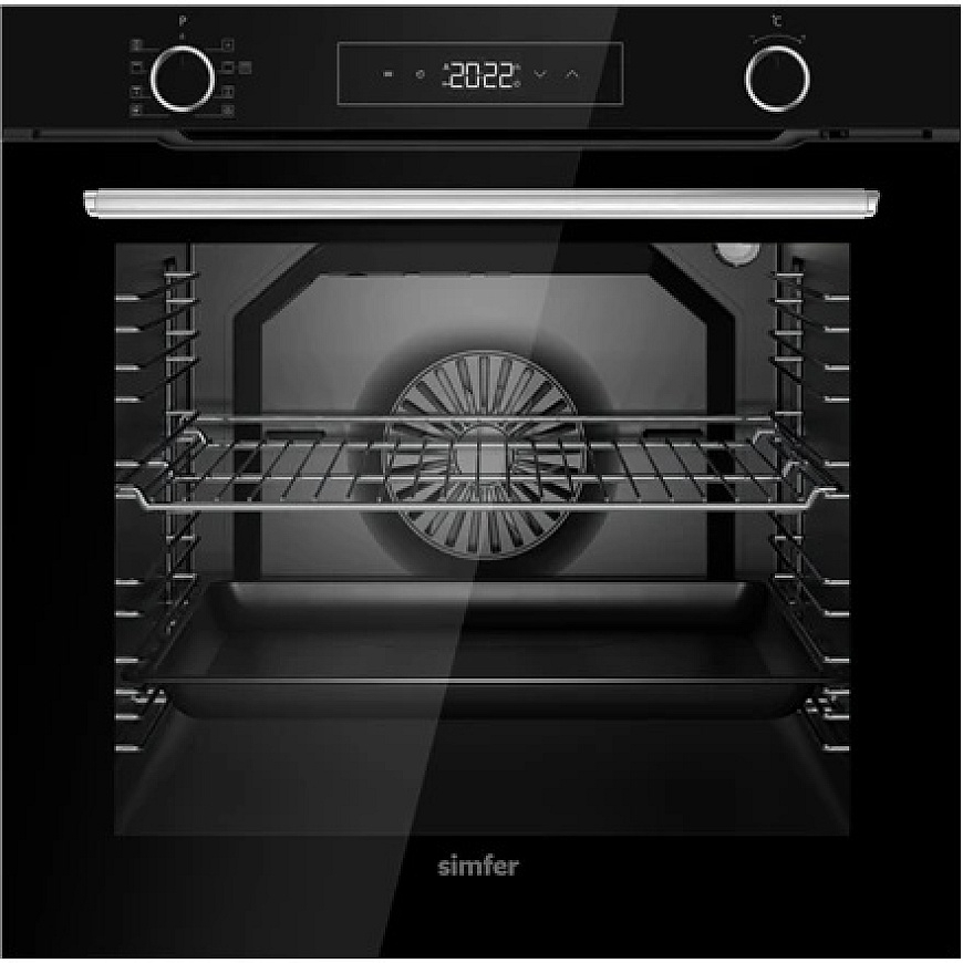 Simfer Oven | BI-81608P | 80 L | Multifunctional | Pyrolytic | Electronic | Steam function | Convection | Height 59.5 cm | Width – 3