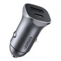 Ugreen 30780 mobile device charger Universal Black Cigar lighter Fast charging Auto