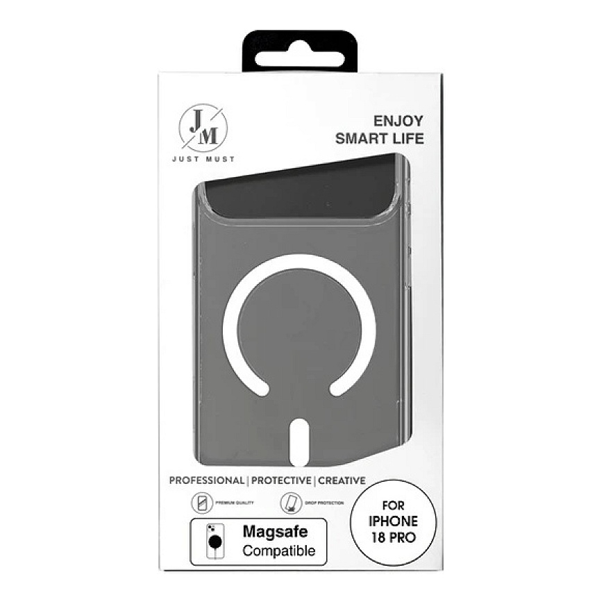 Dėklas JUST MUST MAGSAFE CRYSTAL I iPhone 18 Pro Clear. – 2