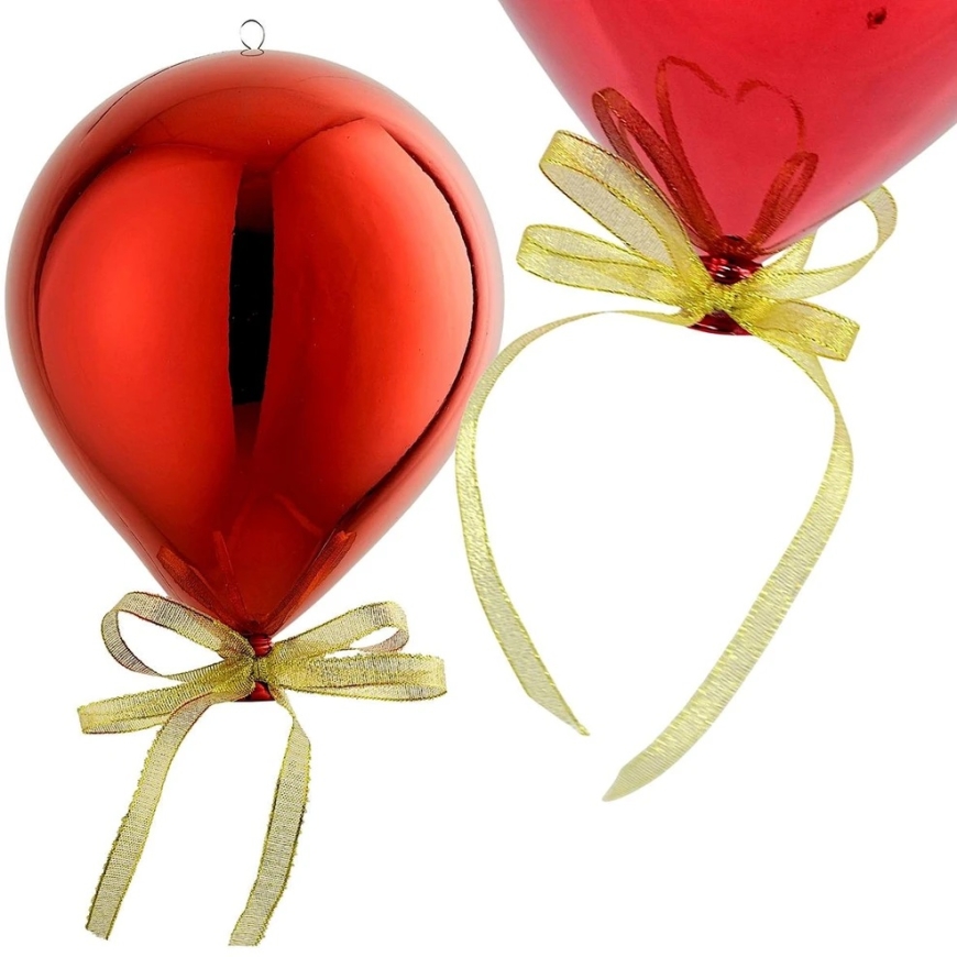 Edelman Bombka plastic mold safe balloon diameter 20CM - red – 2