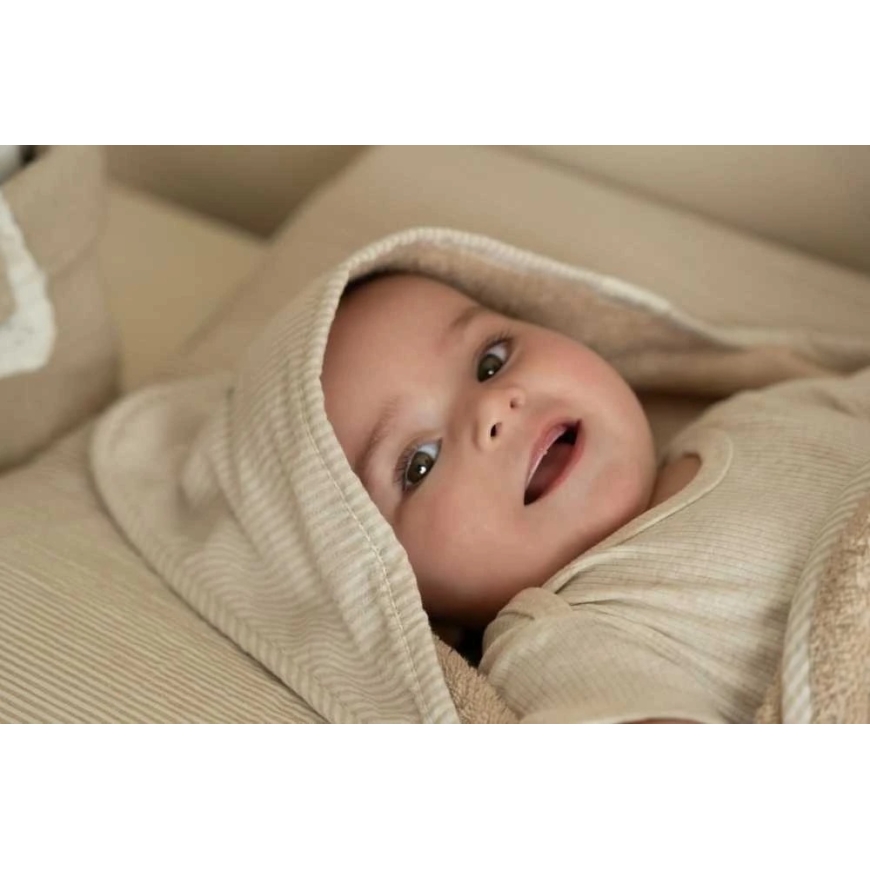 Little Dutch hooded towel, 75x75 cm, bunny shape – 4