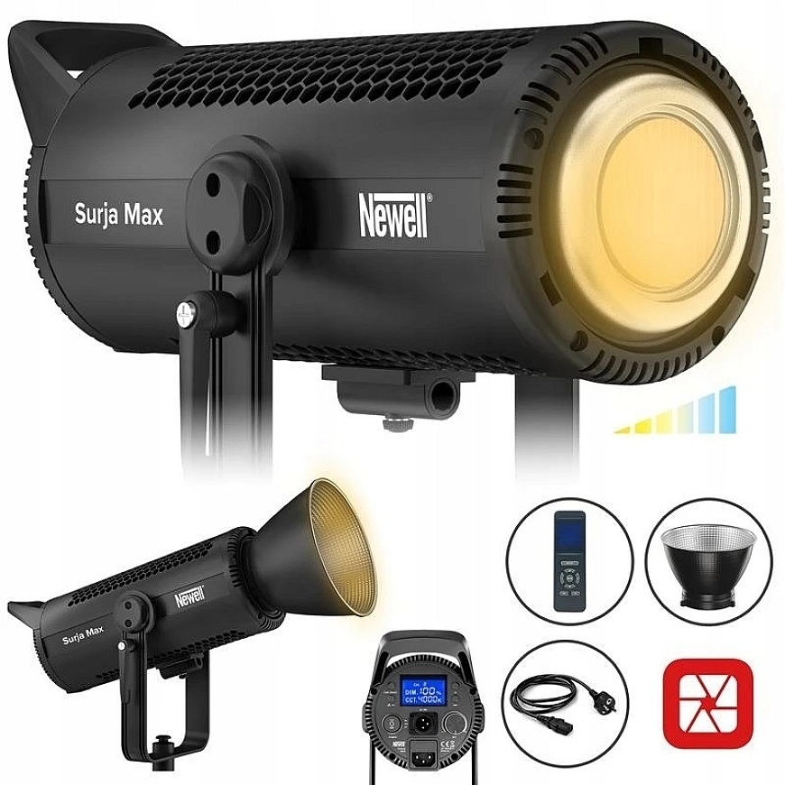 Valgustusseade - Newell Surja Max 500 450W LED, 2700K-6500K, CRI 96+ – 3