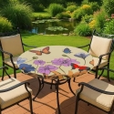 Maximex Sodo tablecloth with elastic, flower meadow, Ø 70-86 cm Maximex Sodo tablecloth with elastic, flower meadow, Ø 70-86 cm