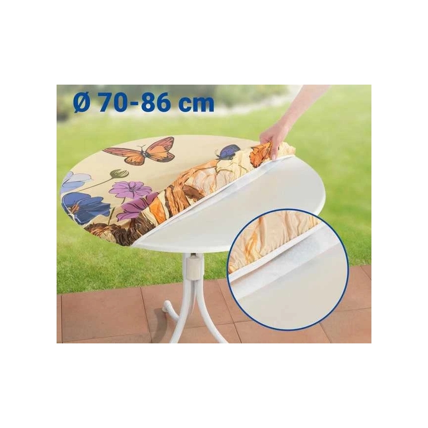 Maximex Sodo laudlin, kummiga, lilleline niit, Ø 70-86 cm – 2