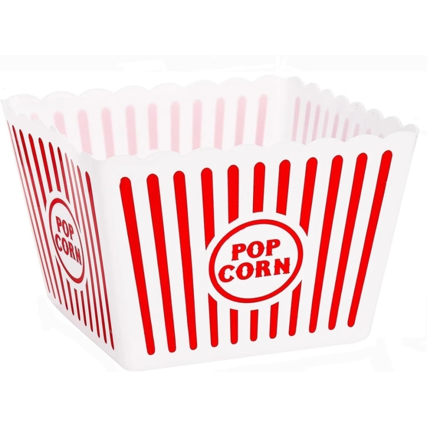 Zyle Plastic Popcorn Box ZYPOPBOX3, 4.5 L