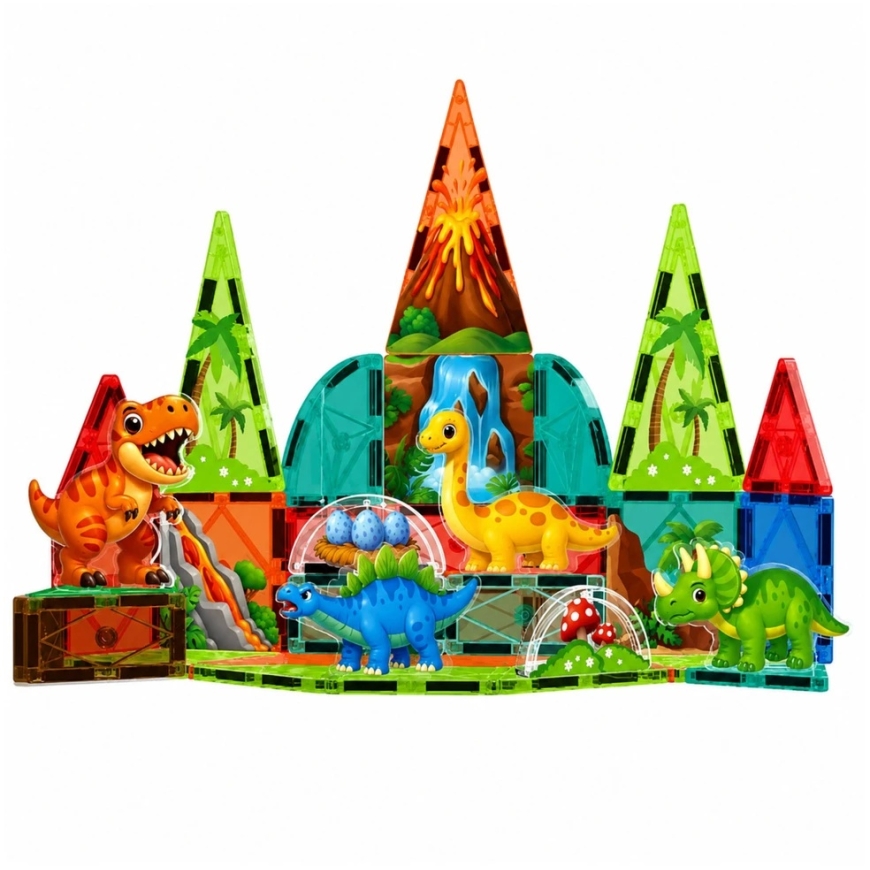 Lean Toys Magnetilised ehitusklotsid 43 tk. – 3