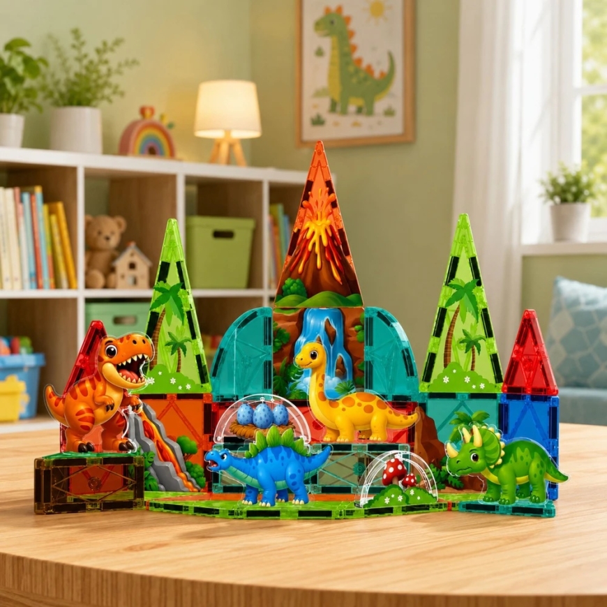 Lean Toys Magnetilised ehitusklotsid 43 tk. – 4