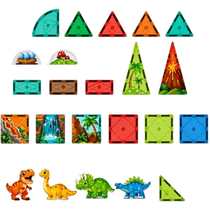 Lean Toys Magnetilised ehitusklotsid 43 tk. – 5