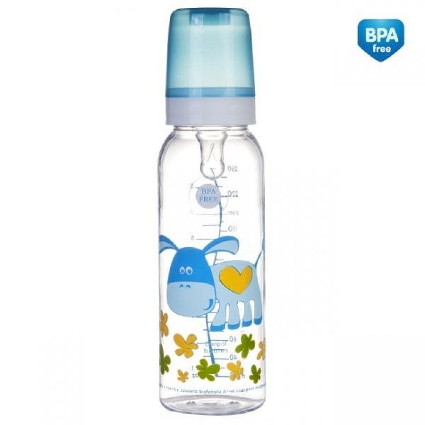 CANPOL BABIES pullo Cheerful animals 250 ml 12 kk+ 11/841prz – 2