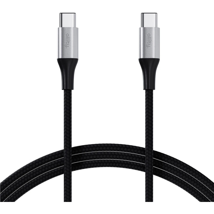 "Allity" kaapeli AUC-01 USB-C - USB-C 2.0 m 100W musta – 3