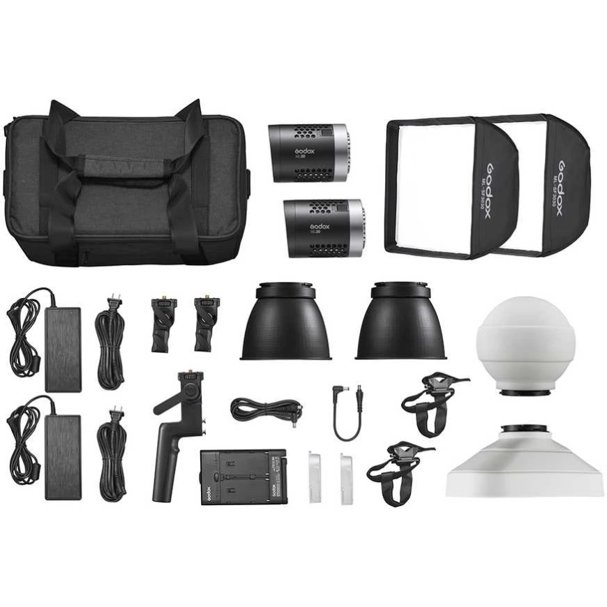 Valgustus - Godox ML30 Duo LED valguskomplekt 2800-6500K 96+ – 4