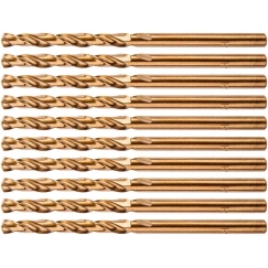 HSS-Co puuri metalli puurid 3,5 mm, 10 tk.
