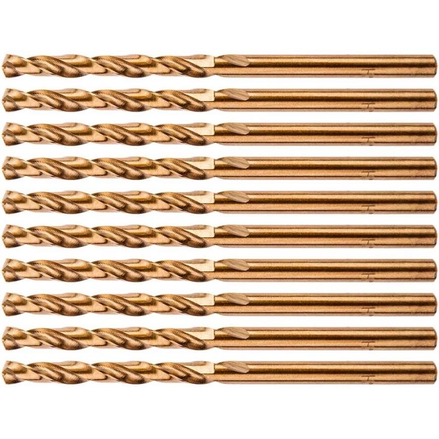 HSS-Co puuri metalli puurid 3,5 mm, 10 tk.