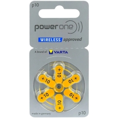 POWER ONE VARTA PR70/10 - Kuulokkeiden akku, 6 kpl/paketti