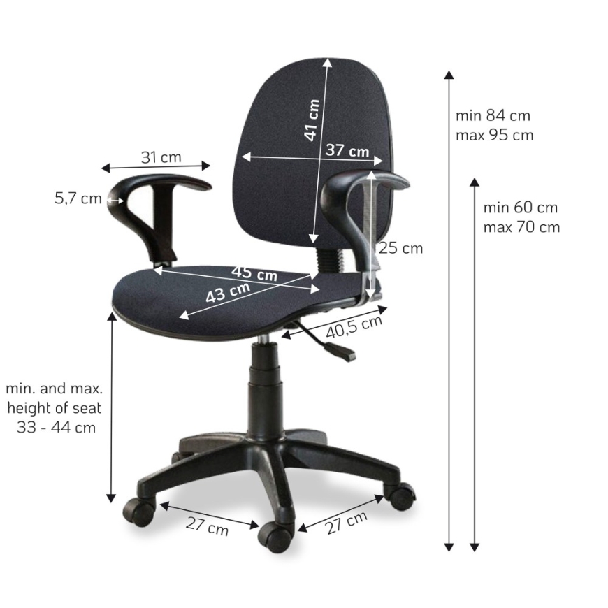 Techly ICA-CT MC04GY biroja un datoru krēsls – 3