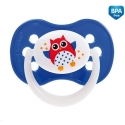 CANPOL BABIES silicone symmetrical pacifier OWL, 6-18 months, 22/569
