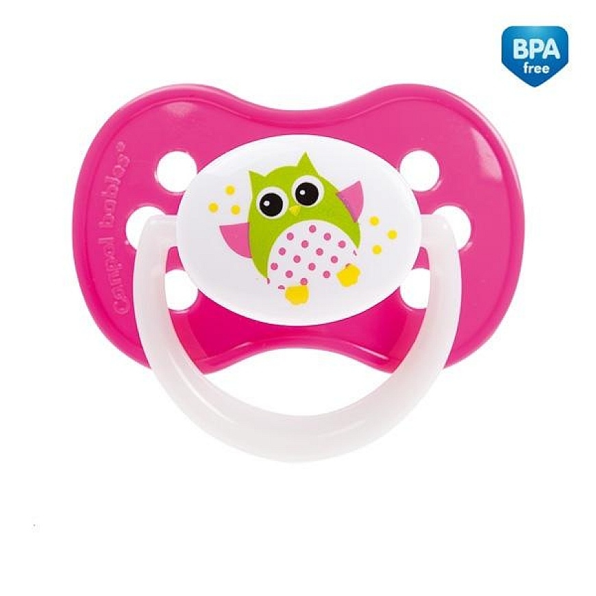 CANPOL BABIES silicone symmetrical pacifier OWL, 6-18 months, 22/569 – 3