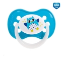 CANPOL BABIES silicone symmetrical pacifier OWL, 6-18 months, 22/569