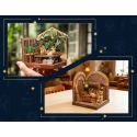 Puremind Harry Potter Folding Wooden Model Scene Herbology Lessons 3D DIY Puzzle Puremind Harry Potter Folding Wooden Model Scene Herbology Lessons 3D DIY Puzzle