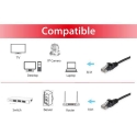Equip 625451 võrgukaabel Must 2 m Cat6 U/UTP (UTP) Ümmargune Equip 625451 võrgukaabel Must 2 m Cat6 U/UTP (UTP) Ümmargune