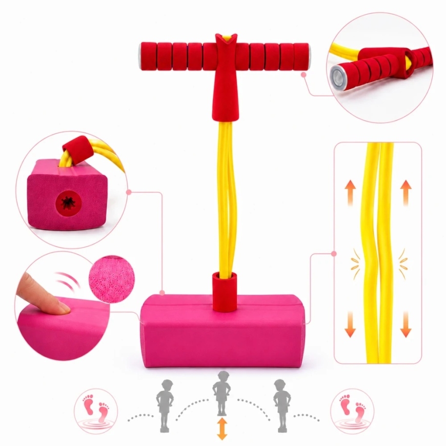 WOOPIE Foam Pogo Jumping Toy, various colors – 3