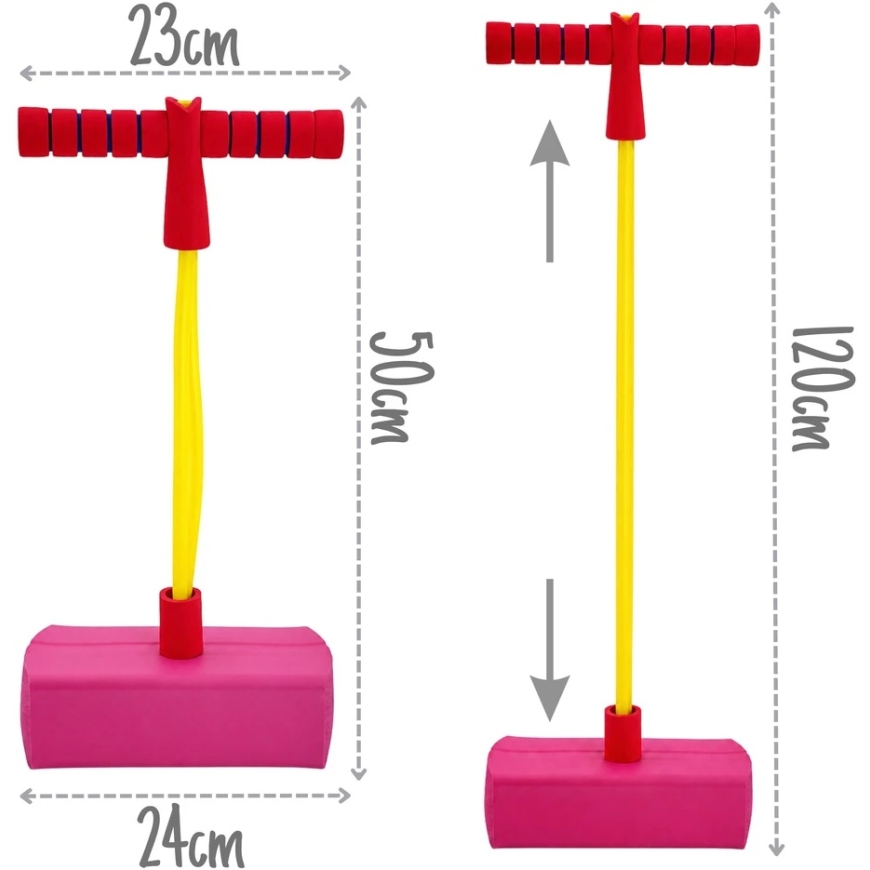 WOOPIE Foam Pogo Jumping Toy, various colors – 4