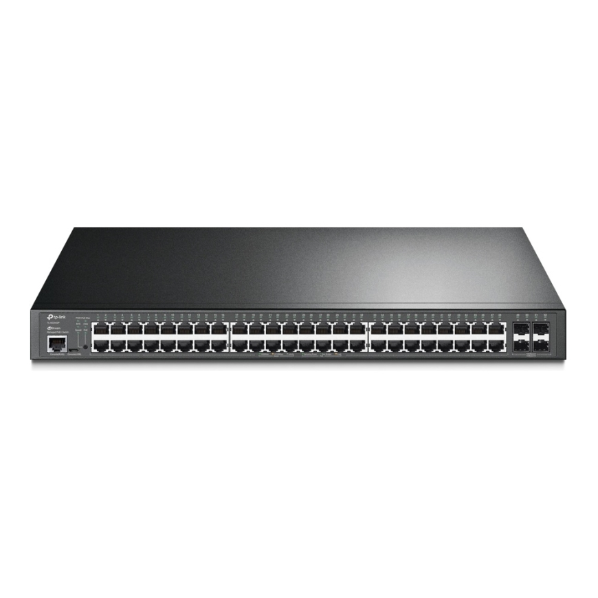 TP-Link JetStream TL-SG3452P võrgulüliti Juhitav L2/L3 Gigabit Ethernet (10/100/1000) Power over Ethernet tugi 1U Must