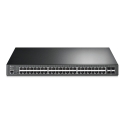 TP-Link JetStream TL-SG3452P tīkla pārslēgs Vadīts L2/L3 Gigabit Ethernet (10/100/1000) Power over Ethernet (PoE) 1U Melns