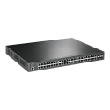 TP-Link JetStream TL-SG3452P tīkla pārslēgs Vadīts L2/L3 Gigabit Ethernet (10/100/1000) Power over Ethernet (PoE) 1U Melns