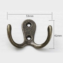 OEM Double Wall Hook – Silver – Glossy – A2700 – Metal Coat Hook OEM Double Wall Hook – Silver – Glossy – A2700 – Metal Coat Hook