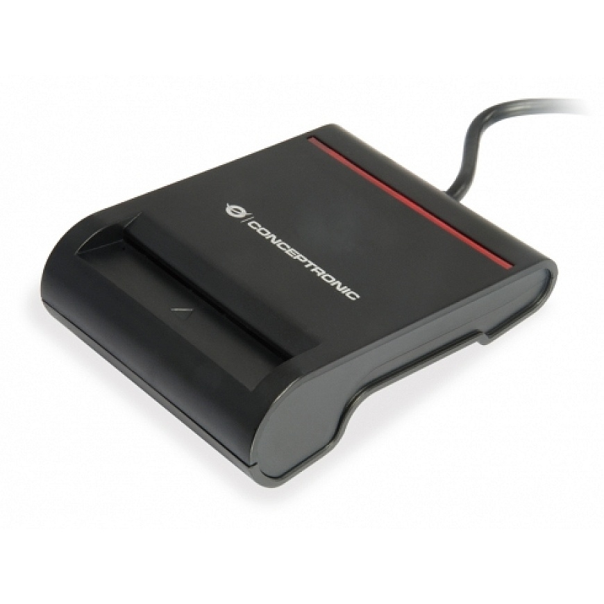 Conceptronic SCR01B считыватель сим-карт USB USB 2.0 Черный