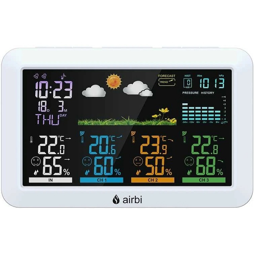 Airbi HOME – метеорологическая станция с 3 датчиками – 3