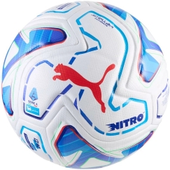 Futbola bumbiņa Puma Stellar Nitro Ultimate Serie A balta un zila 85081 01 (5)