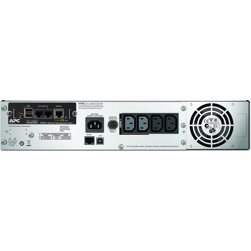 APC Smart-UPS 1500VA UPS-virtalähde Linjainteraktiivinen 1,5 kVA 1000 W 4 AC-pistorasia(a) – 2