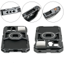Telefona vāciņš - VRIG iPhone 14 Pro Max alumīnijs ar Hot Shoe System un spoguli. Telefona vāciņš - VRIG iPhone 14 Pro Max alumīnijs ar Hot Shoe System un spoguli.