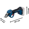 Bosch GGP18V-32 ar akumulatora un lādētāju Akumulatora šķēres Bosch GGP18V-32 ar akumulatora un lādētāju Akumulatora šķēres