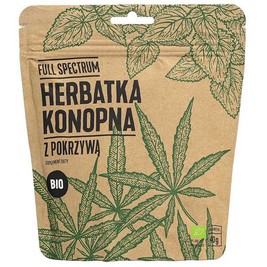 Full Spectrum Hemp Tea with Nettle, dietary supplement, 40 g
