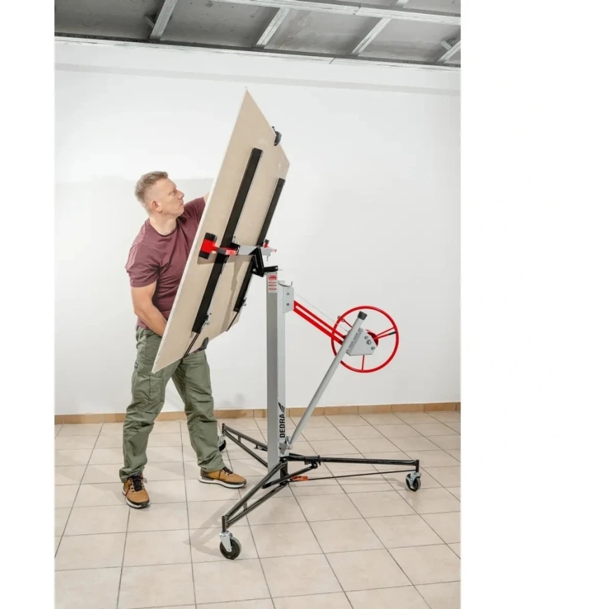 Dedra GIPSKARTONIO PLOKŠČIŲ KELTUVAS 140-325 CM 60 KG – 5