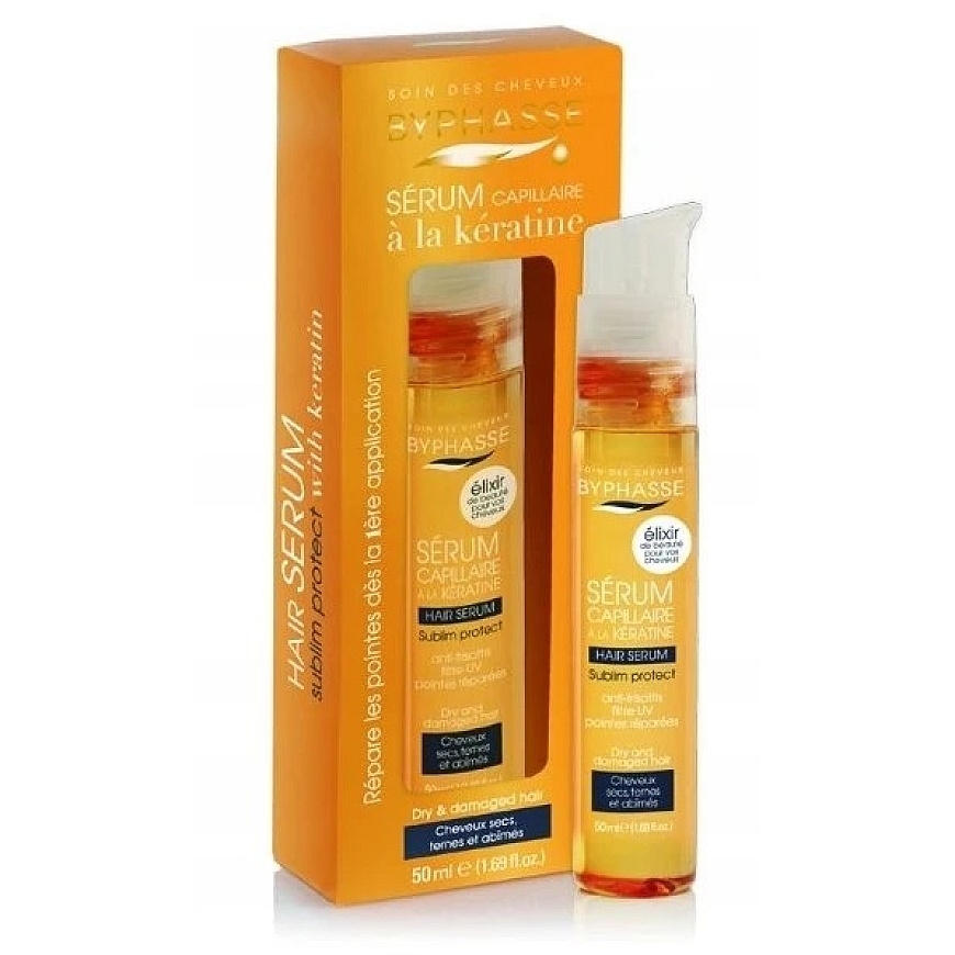 Byphasse Sublim Protect Keratin plaukų serumas, 50 ml