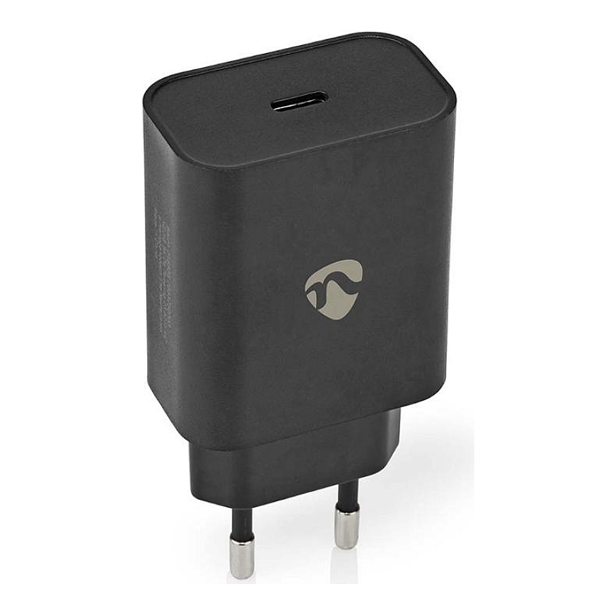 Nedis Network Charger 32 W Fast Charging Function 1.5 2.0 2 - Number of Outputs: 1, USB-C™, Automatic Voltage Selection