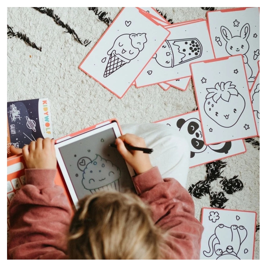 KIDYWOLF Piirtopad KIDYDRAW-MINI, Kawaï – 4
