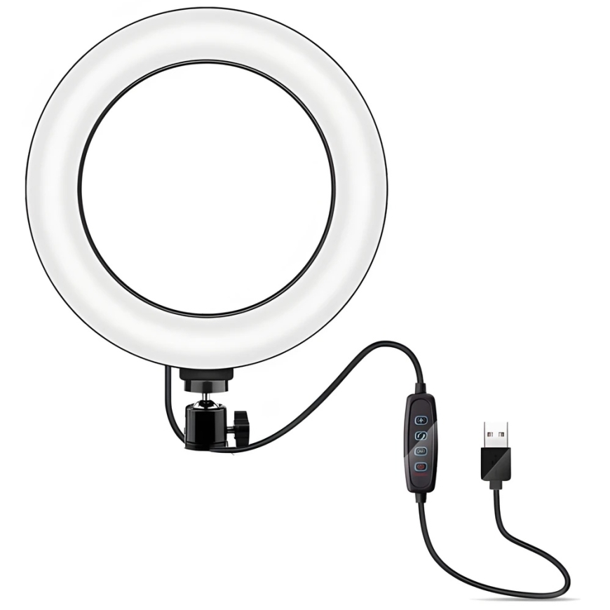 RTO Ring Light LED Selfie Ring Stand Remote + Phone Holder 210cm – 3