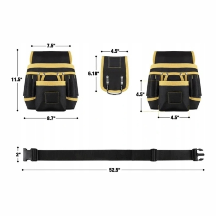 RTO ToolHold Pro Tool Belt, 26 pockets – 4