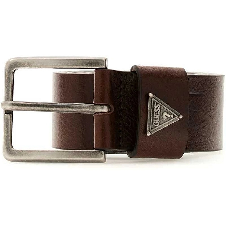 Guess Men's Leather Belt BM7888P6240-BRO