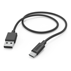 Hama 00201594 USB-kaabel USB 2.0 1 m USB A USB C Must