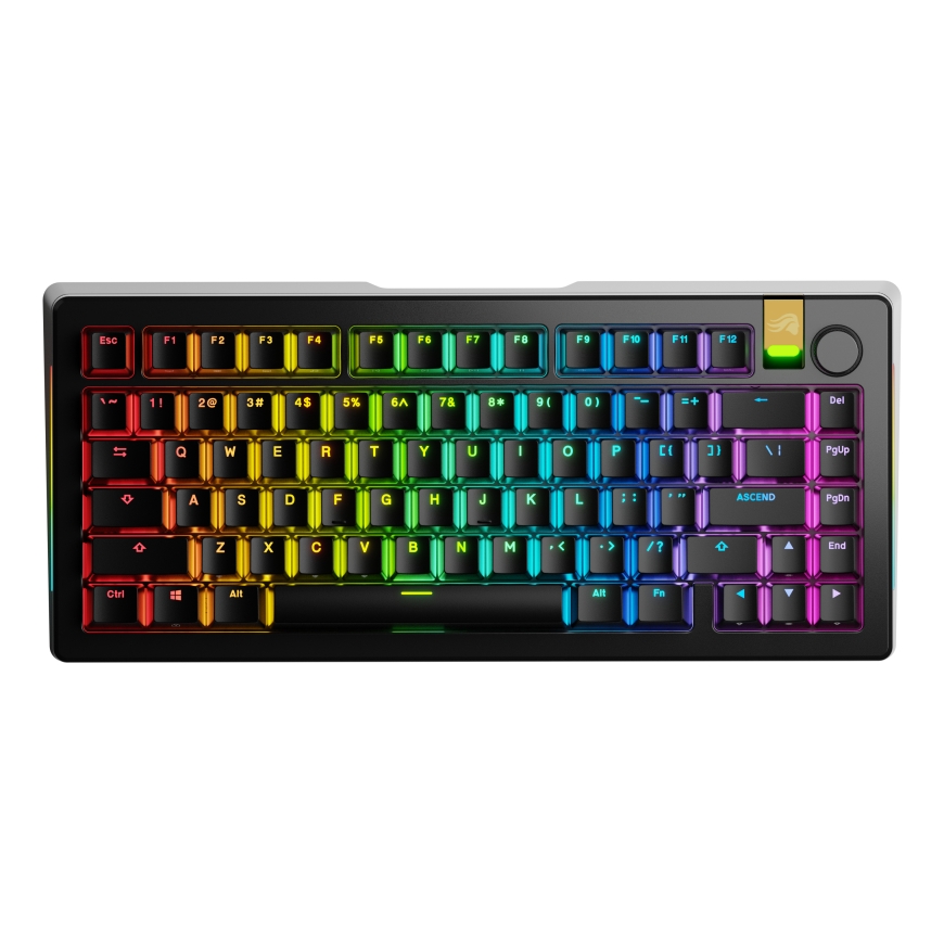 Glorious Gaming GMMK 3 PRO HE 75% Prebuilt Wireless Black - US – 3