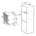 Hisense BFS615S8B 77 L Juoda Hisense BFS615S8B 77 L Juoda