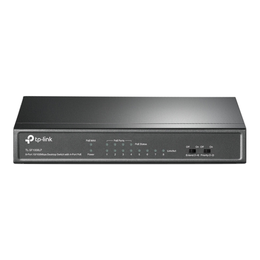 TP-Link TL-SF1008LP tīkla pārslēgs Nepārvaldīts Fast