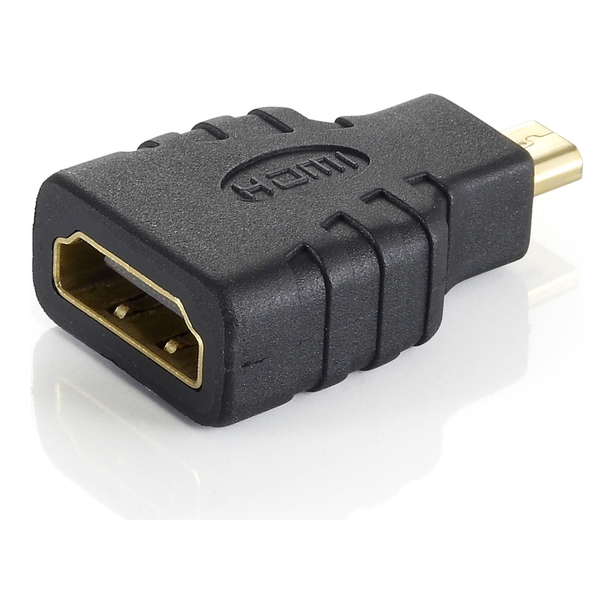 Equip 118915 kabeļu spraudņu pāreja microHDMI
