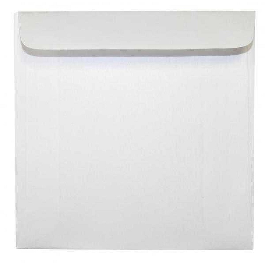 Envelope for 1 piece CD, paper, white, with adhesive flap, Logo, 100-pack – 2